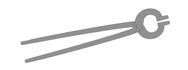 cartoon image of blacksmith tool
