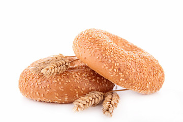 hamburger bun or roll