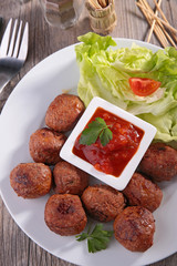 grilled meatball