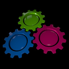 Gear Wheel - BGP & Black