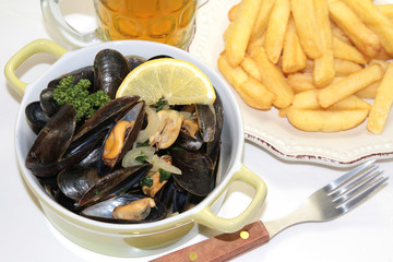 moules, frites