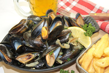 moules, frites