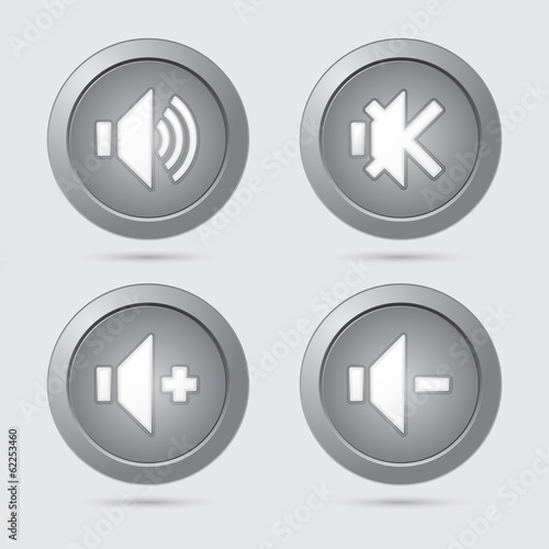 "Sound button off" Stock image and royalty-free vector ...