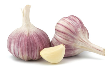 Garlic bulb isolated on white background