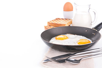 fried egg and toast