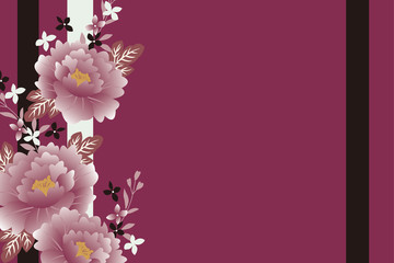 Naklejka premium 牡丹の背景