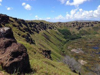 Rano Kau volcano