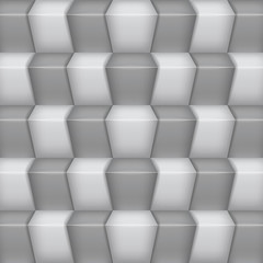 Abstract stairway background. White and grey