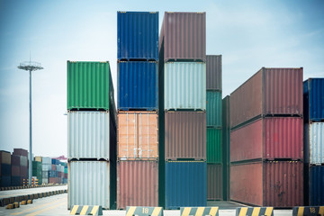 Fototapeta premium Container Yard