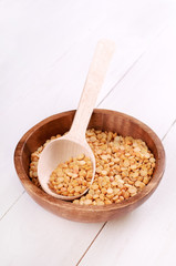 Split dried yellow peas
