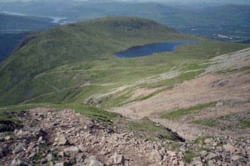 Path to the Ben Nevis summit