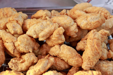 fish meat ball in the market