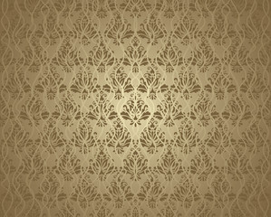 Seamless vintage wallpaper