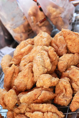 fish meat ball in the market