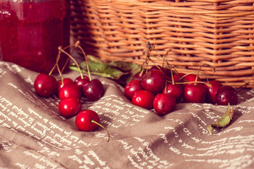fresh cherries