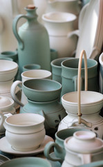 Fototapeta na wymiar Clay pottery ceramics