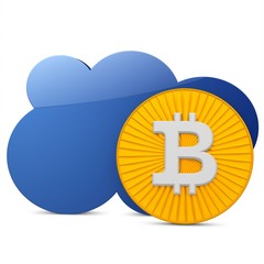 3d bitcoin with the cloud