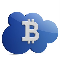 3d bitcoin with the cloud
