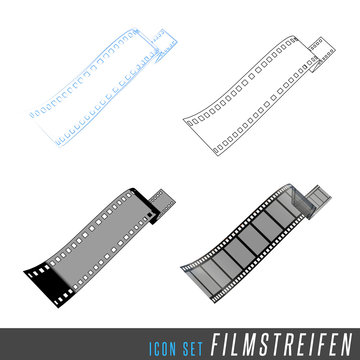 3D Iconset Filmstreifen