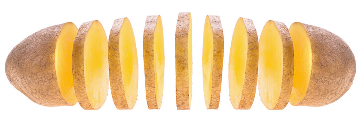 sliced potato