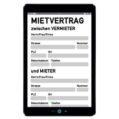 Touchscreen PC mit Mietvertrag - g576