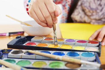 Naklejka premium painting with water colors
