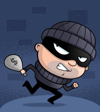 Burglar Running