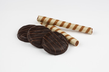 there are a few tea-biscuits and tubes