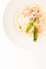 pasta with shrimps