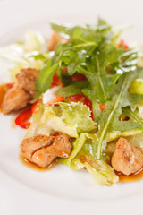 salad with mussels