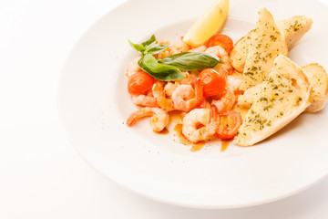 shrimps appetizer