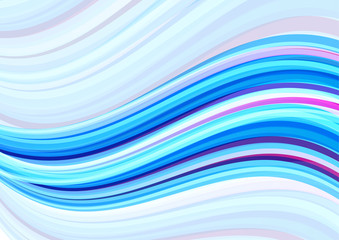 Abstract blue and violet waves