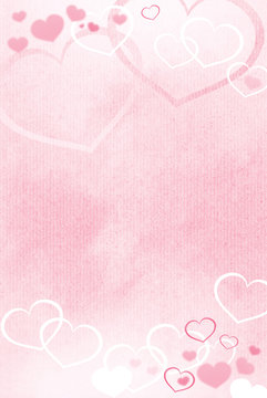 Valentine heart background with room for copy space.