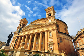Fototapeta na wymiar Rotunda Kościół, Malta
