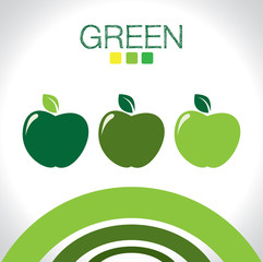 green fruits design