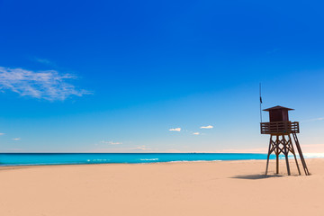 Fototapeta na wymiar Plaża Canet de Berenguer w Walencja, Hiszpania