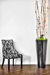 Modern Interior Room and white wall