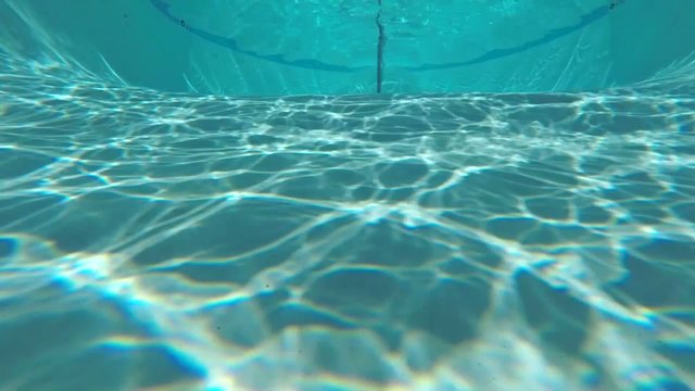 Underwater reflections in pool