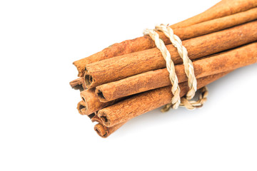 Cinnamon  isolated on white background