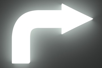 realistic 3d render of arrow