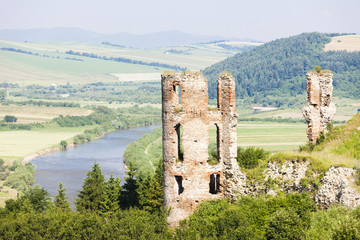 Obraz premium ruins of Plavec Castle, Slovakia