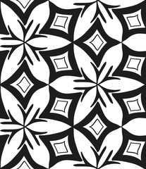 Seamless monochrome pattern 5