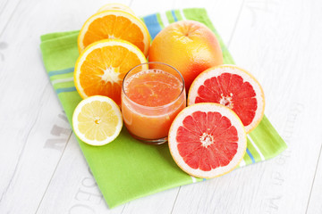 fresh citrus juice