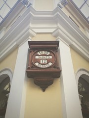 Calendario in legno - 1838