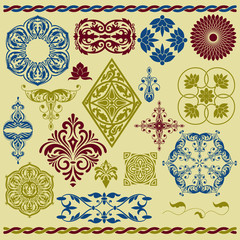 Vector Floral Design Elements