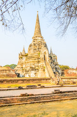 Obraz premium Wat Phra Si Sanphet temple at ayutthaya Thailand