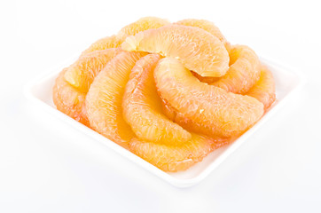 Grapefruit isolated on white background