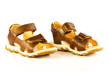  sandals isolated on white background