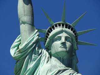 Statue de la Liberté - gros plan © Dean Moriarty