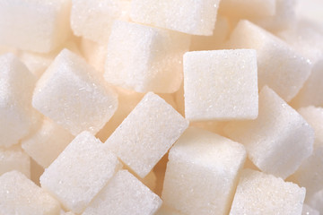 Heap of refined sugar
